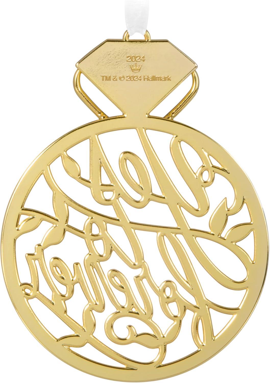 image:imageHallmark Keepsake Christmas Ornament 2025 Our Engagement 2025 Metal Engagement GiftsYes to Forever