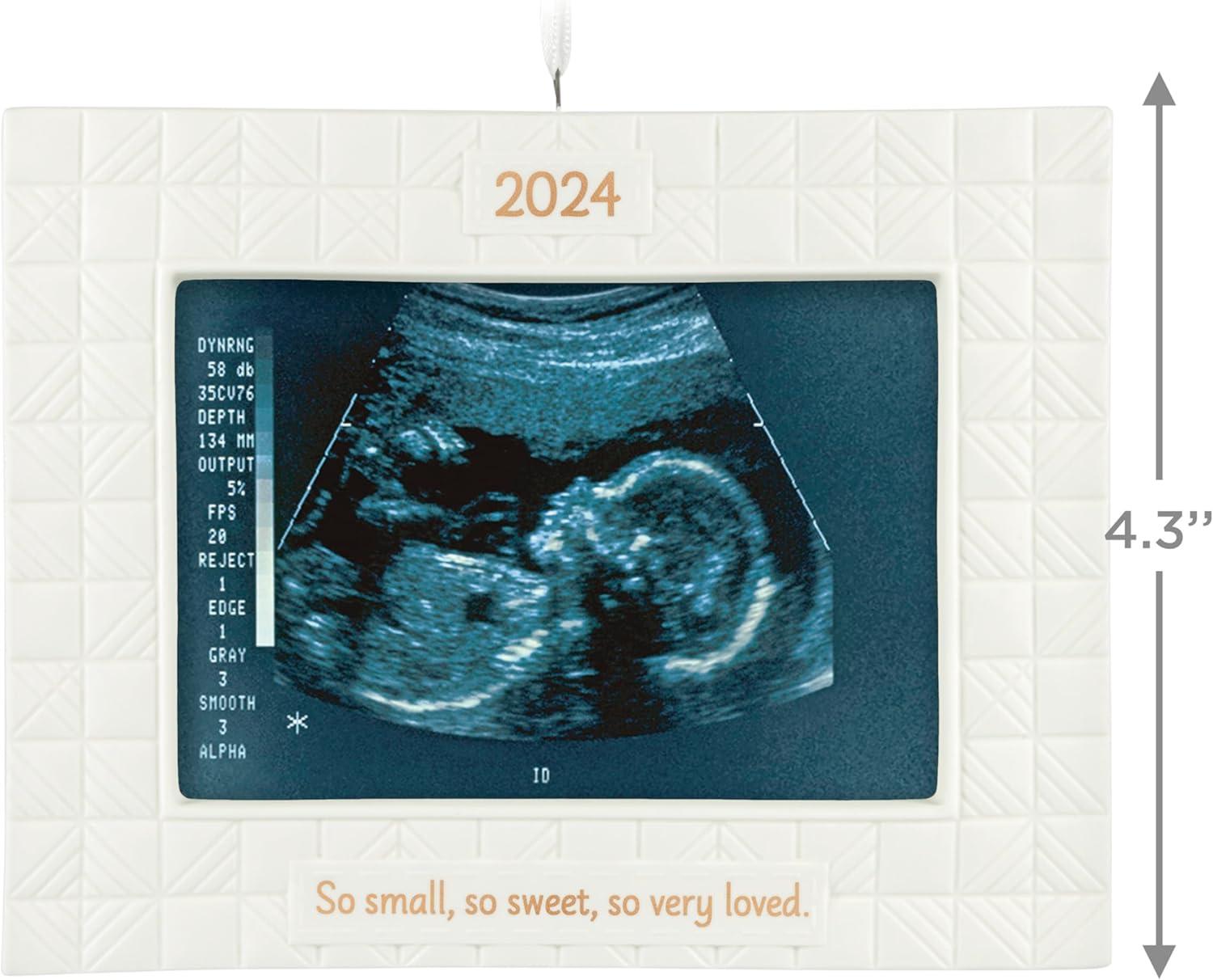 image:imageHallmark Keepsake Christmas Ornament 2025 Sweetest Dream Come True 2025 Photo Frame Porcelain New Baby Gifts2024 Sonogram Frame