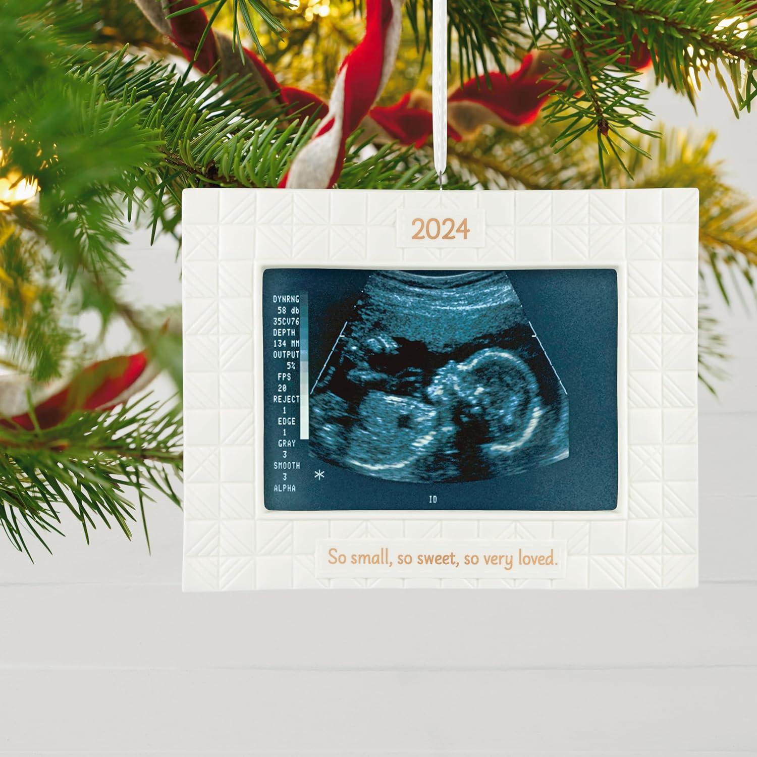 image:imageHallmark Keepsake Christmas Ornament 2025 Sweetest Dream Come True 2025 Photo Frame Porcelain New Baby Gifts2024 Sonogram Frame