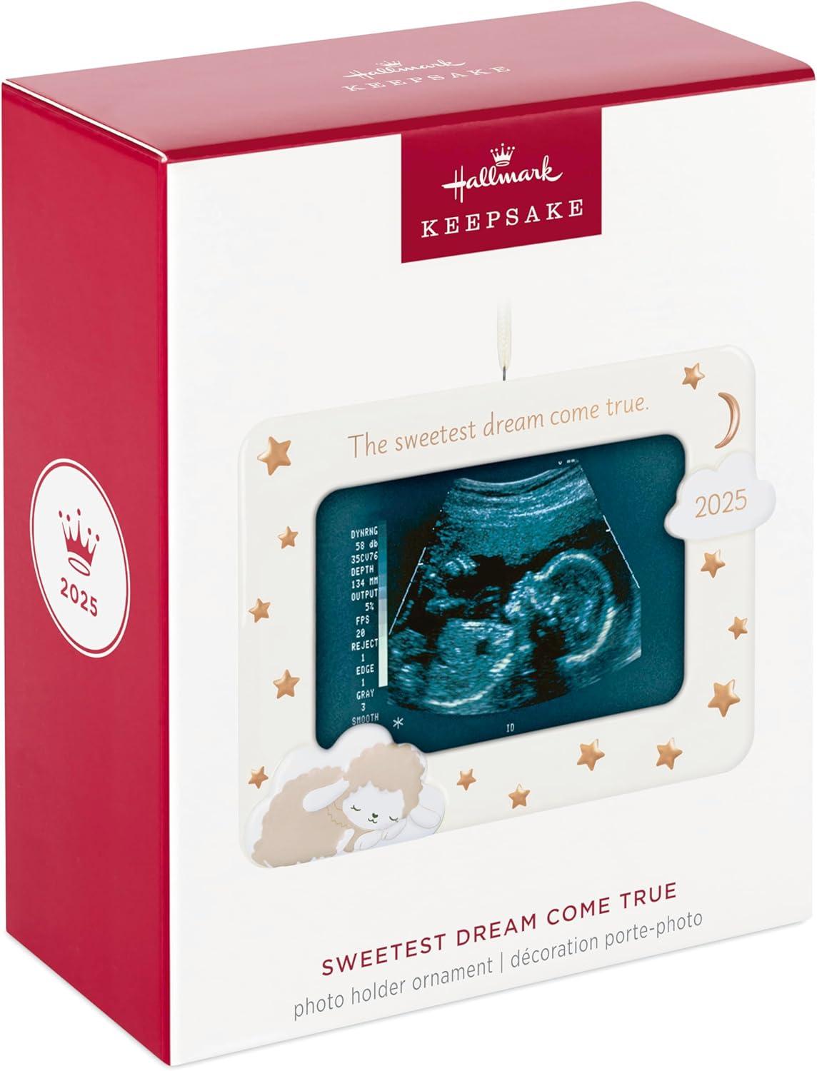 image:imageHallmark Keepsake Christmas Ornament 2025 Sweetest Dream Come True 2025 Photo Frame Porcelain New Baby Gifts2025 Sonogram Frame