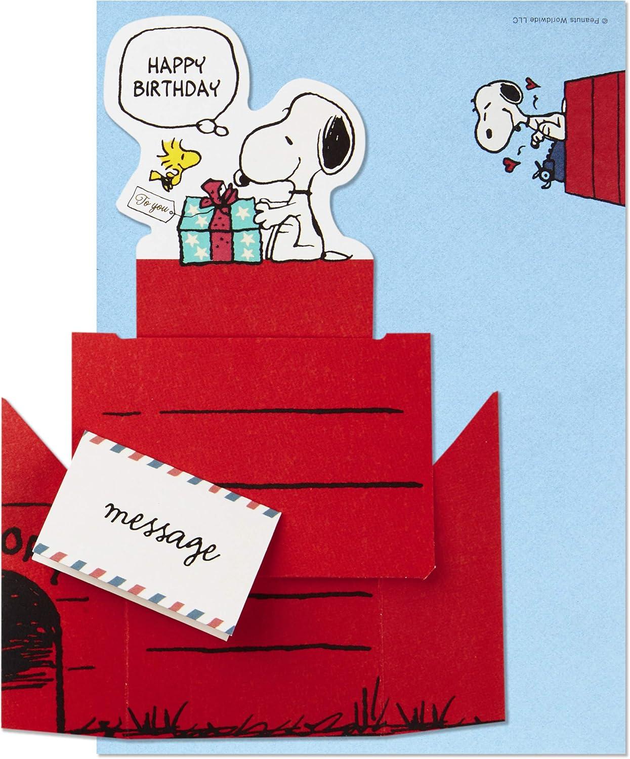 image:imageHallmark Peanuts Birthday Card Snoopy BalloonsSnoopy Dog House
