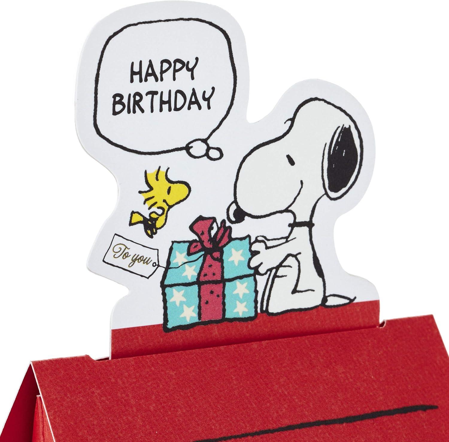 image:imageHallmark Peanuts Birthday Card Snoopy BalloonsSnoopy Dog House
