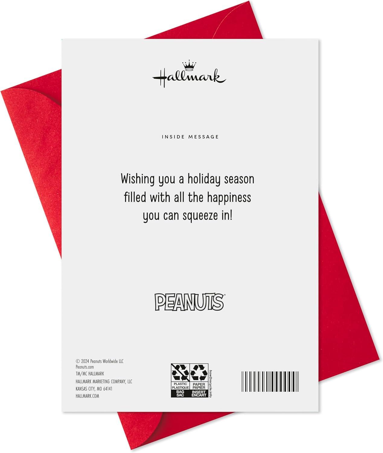 image:imageHallmark Peanuts Christmas Cards 6 Cards with Envelopes Snoopy and Woodstock