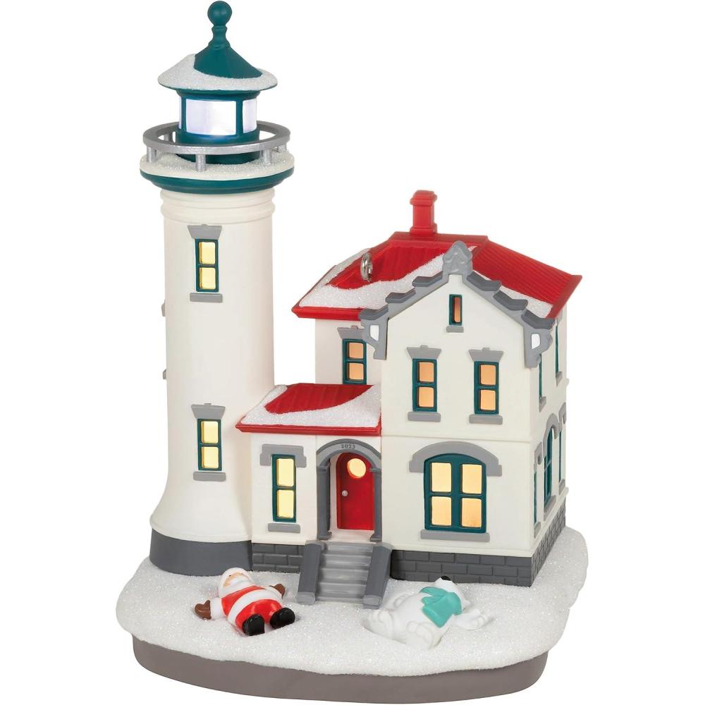 image:imageHallmark Keepsake Christmas Ornament 2025 Holiday Lighthouse 2025 with Light Gifts for Christmas Lovers2023 Holiday Lighthouse