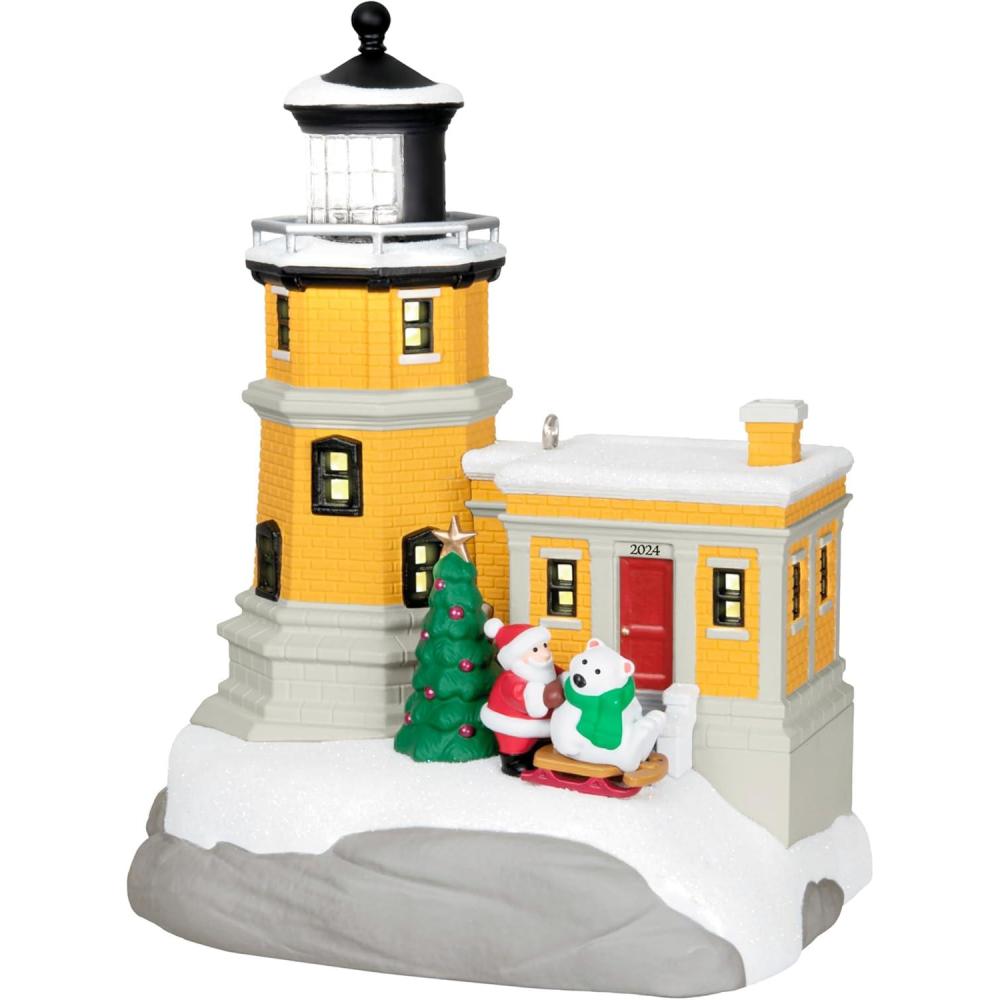 image:imageHallmark Keepsake Christmas Ornament 2025 Holiday Lighthouse 2025 with Light Gifts for Christmas Lovers2024 Holiday Lighthouse