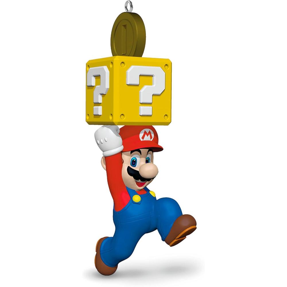 image:imageHallmark Keepsake Christmas Ornament Nintendo Super Mario with Question Block Gifts for GamersSuper Mario with Question Block