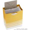 Hallmark 9″ Medium Gift Bag with Tissue Paper (Silver and Gold Foil) for Valentines Day, Graduations, Birthdays, Bridal Showers, Weddings, All Occasion