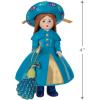 Hallmark Keepsake Christmas Ornament 2025, Madame Alexander Deer Santa, Gifts for Her(2024 Peacock Princess)