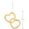 Hallmark Keepsake Christmas Ornament 2025, Our Engagement 2025, Metal, Engagement Gifts(2025 Yes to Love)