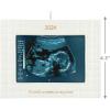 Hallmark Keepsake Christmas Ornament 2025, Sweetest Dream Come True 2025 Photo Frame, Porcelain, New Baby Gifts(2024 Sonogram Frame)