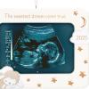 Hallmark Keepsake Christmas Ornament 2025, Sweetest Dream Come True 2025 Photo Frame, Porcelain, New Baby Gifts(2025 Sonogram Frame)