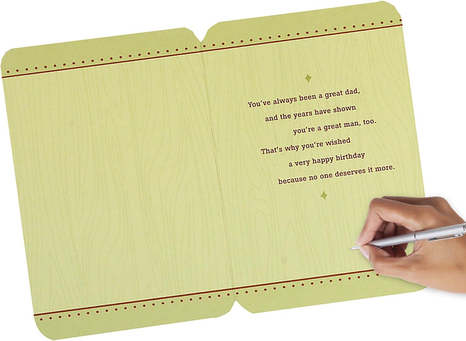 image:imageHallmark Birthday Card for Dad No Training ManualLight Brown with Light Green