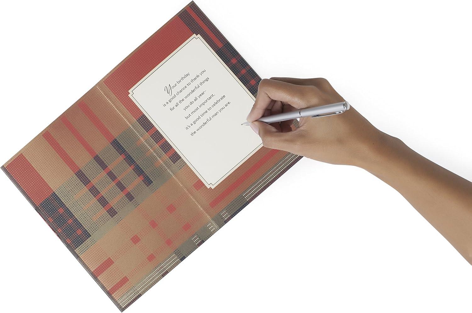 image:imageHallmark Birthday Greeting Card for Dad Wonderful ManPlaid