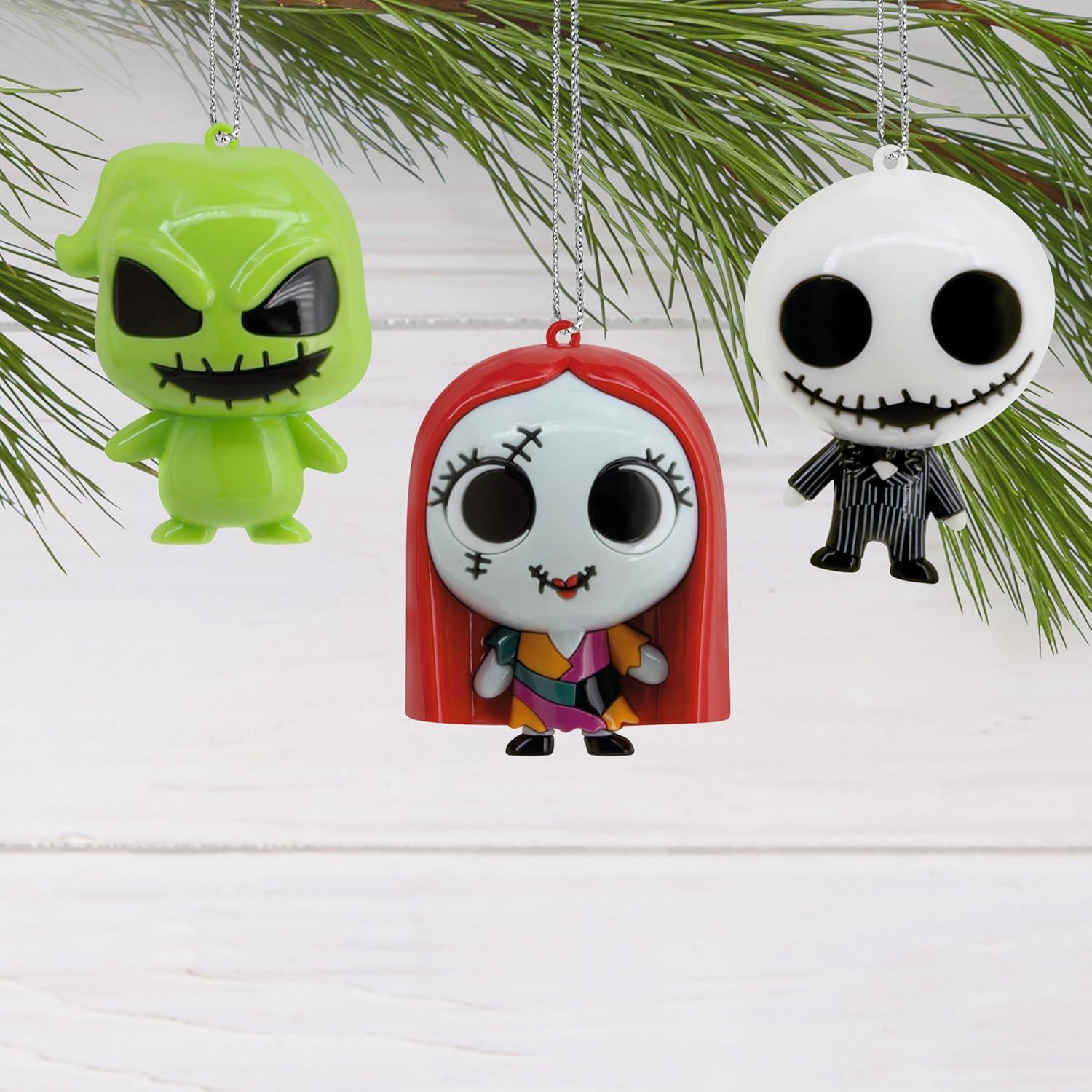 image:imageHallmark Disney Tim Burtons The Nightmare Before Christmas Series 3 Mystery Christmas Ornaments Shatterproof Set of 2 Gifts for Disney Fans