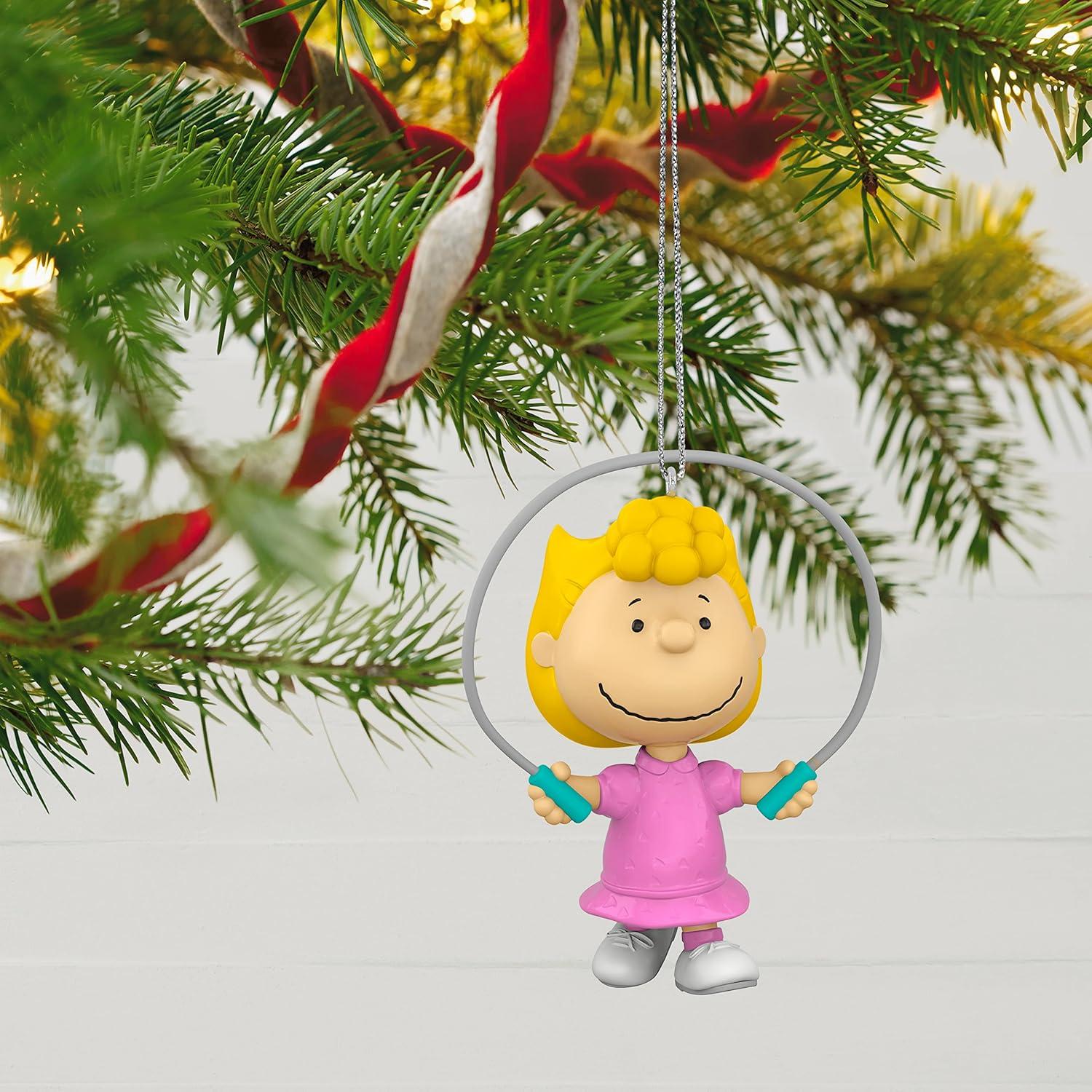 image:imageHallmark Keepsake Personalized Christmas Ornament 2025 The Peanuts Gang Sledding with Snoopy Gifts for Peanuts FansJumpRoping Sally