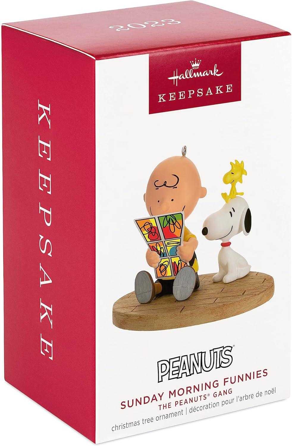 image:imageHallmark Keepsake Personalized Christmas Ornament 2025 The Peanuts Gang Sledding with Snoopy Gifts for Peanuts FansSunday Morning Funnies