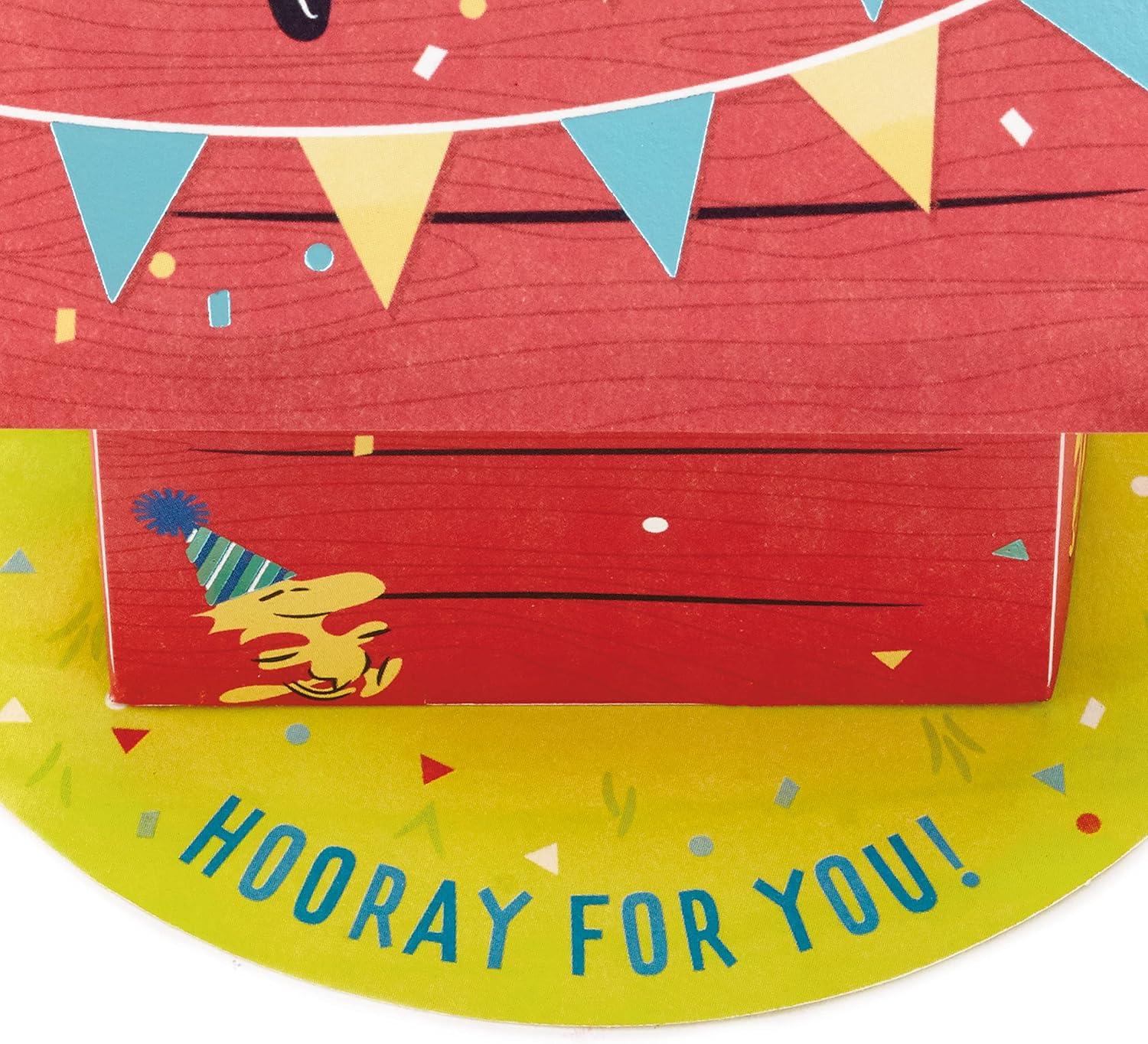 image:imageHallmark Paper Wonder Peanuts Pop Up Birthday Card Snoopy Dog HousePop Up Snoopy Dog House