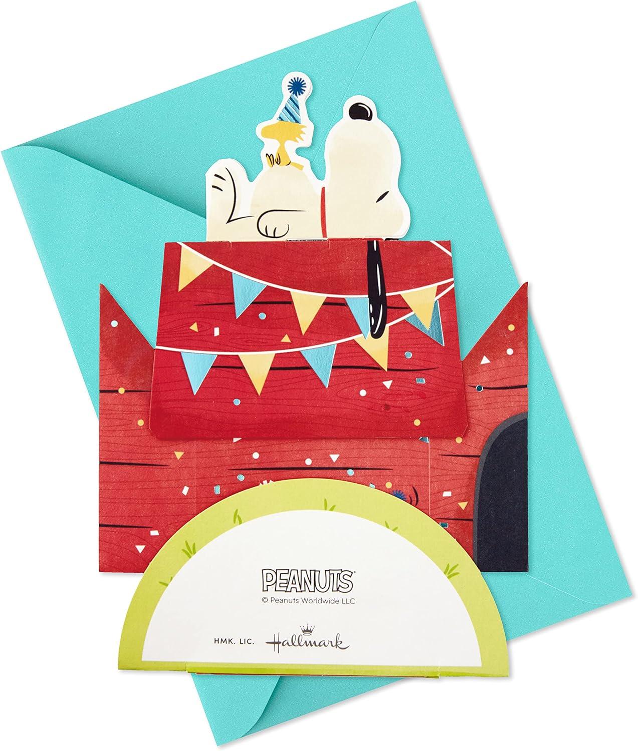 image:imageHallmark Paper Wonder Peanuts Pop Up Birthday Card Snoopy Dog HousePop Up Snoopy Dog House