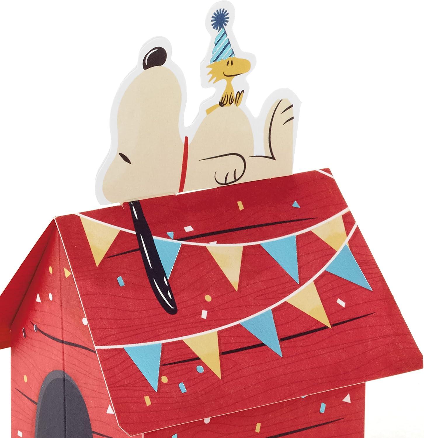 image:imageHallmark Paper Wonder Peanuts Pop Up Birthday Card Snoopy Dog HousePop Up Snoopy Dog House