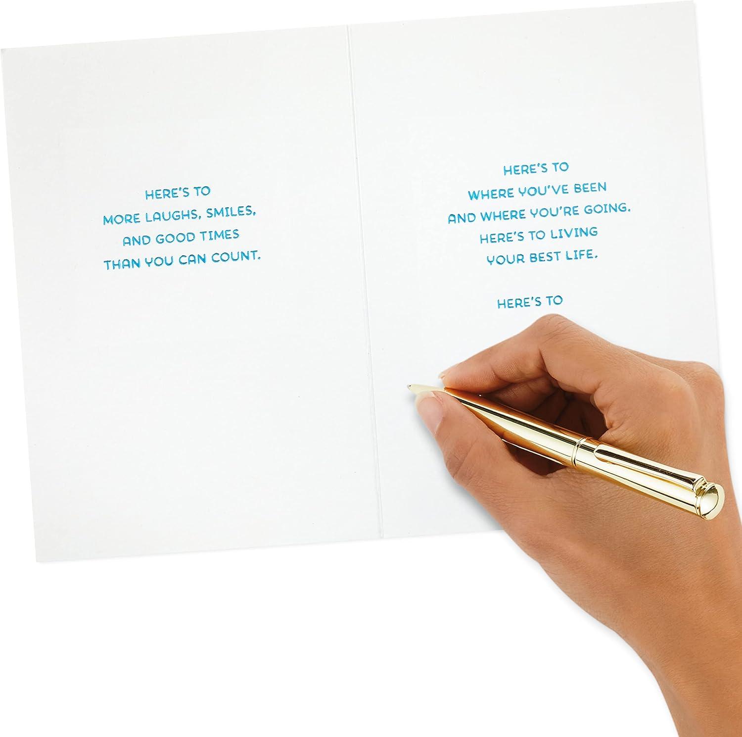 image:imageHallmark Signature Birthday Card Best Birthday EverWhite