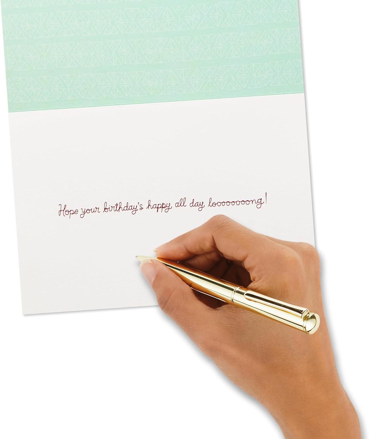 image:imageHallmark Signature Birthday Card Dachshund in Sweater Happy All Day Long for Dog Mom Dog DadDog in Sweater