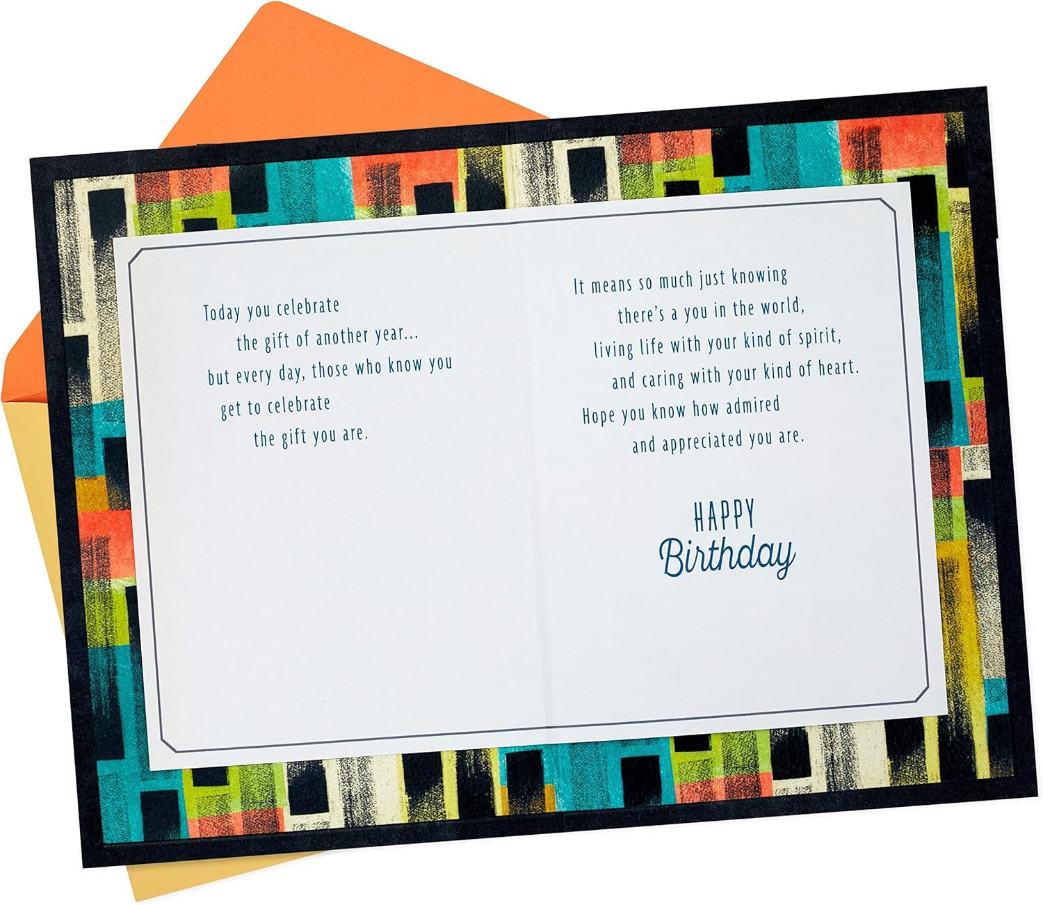 image:imageHallmark Signature Birthday Card Gold DiamondsAdmired and Appreciated