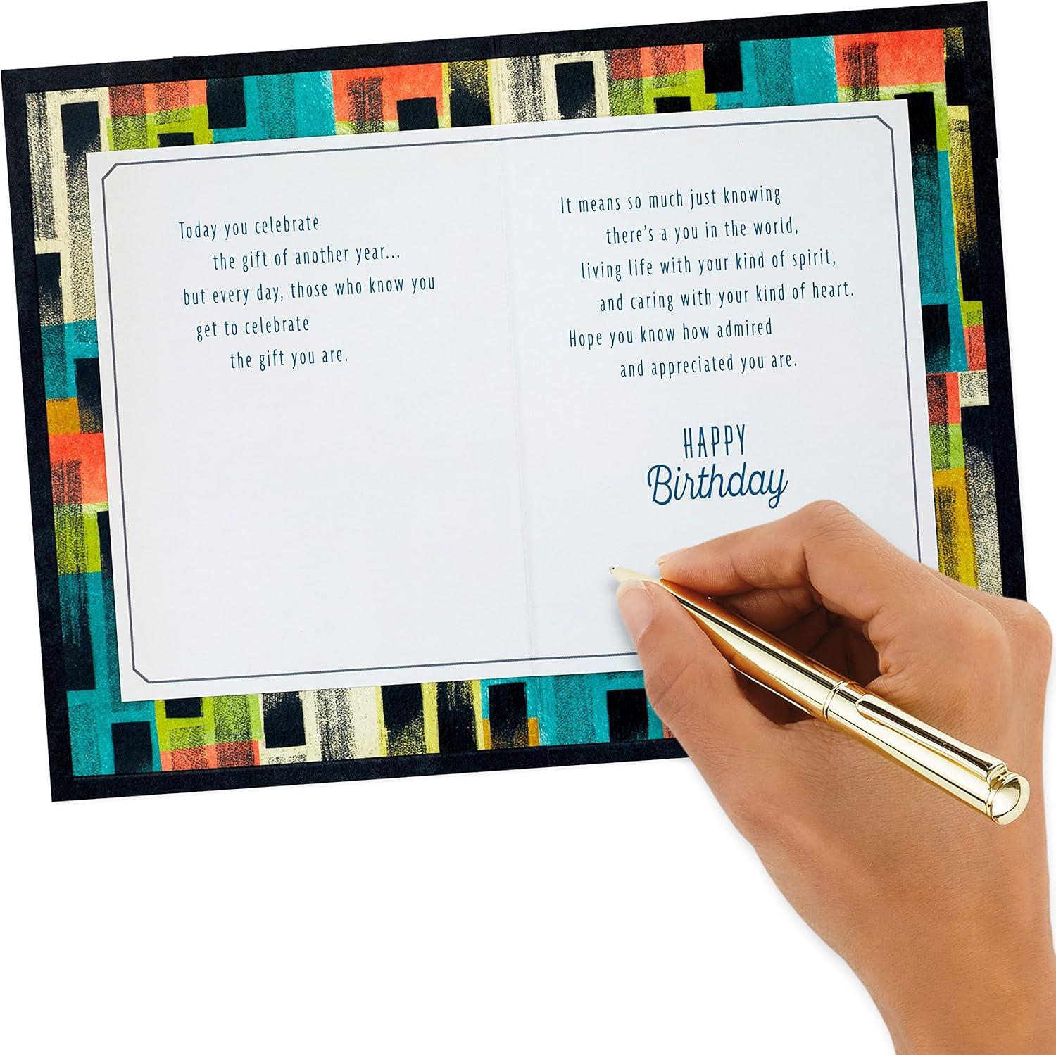image:imageHallmark Signature Birthday Card Gold DiamondsAdmired and Appreciated