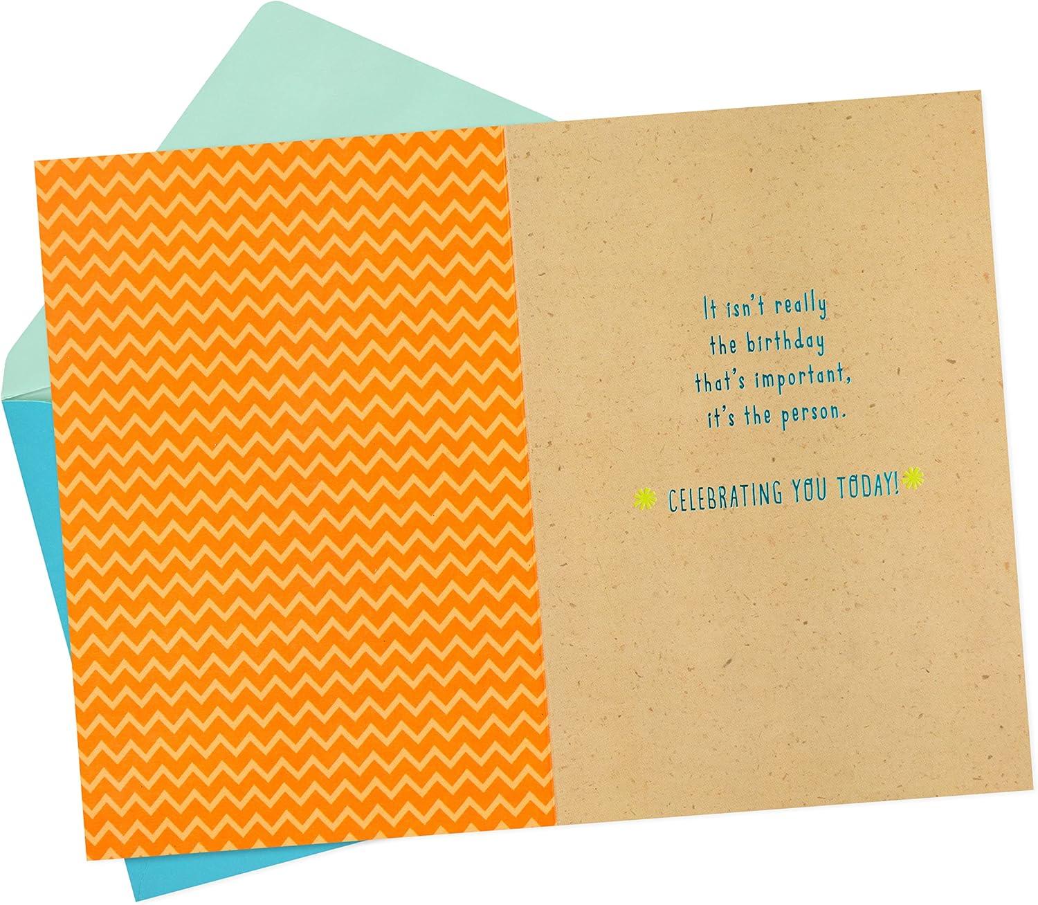image:imageHallmark Signature Birthday Card Happy Happy HappyParty Hats