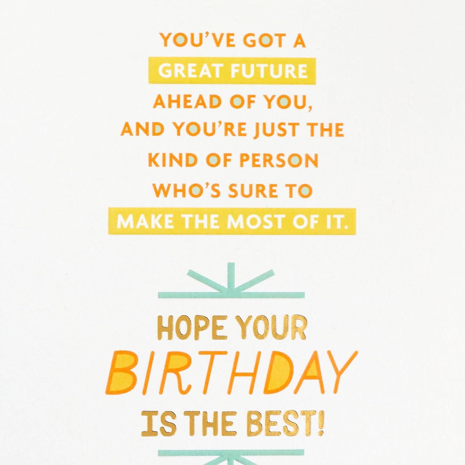 image:imageHallmark Signature Birthday Card Happy Happy HappySomething to Celebrate