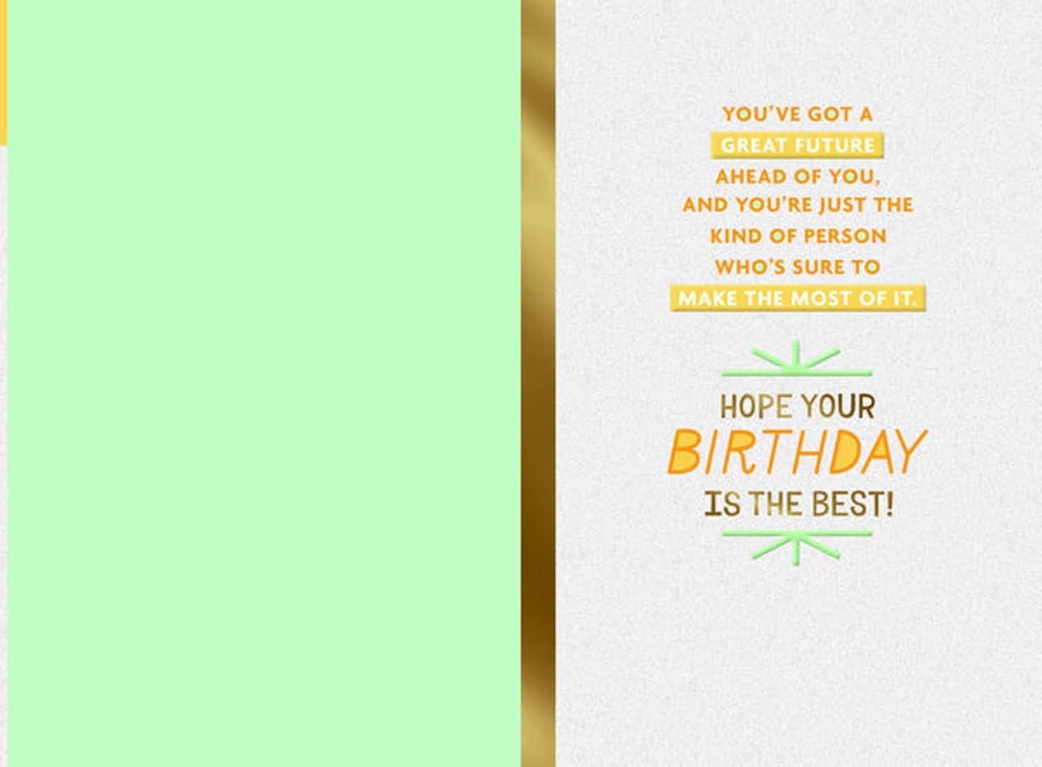 image:imageHallmark Signature Birthday Card Happy Happy HappySomething to Celebrate