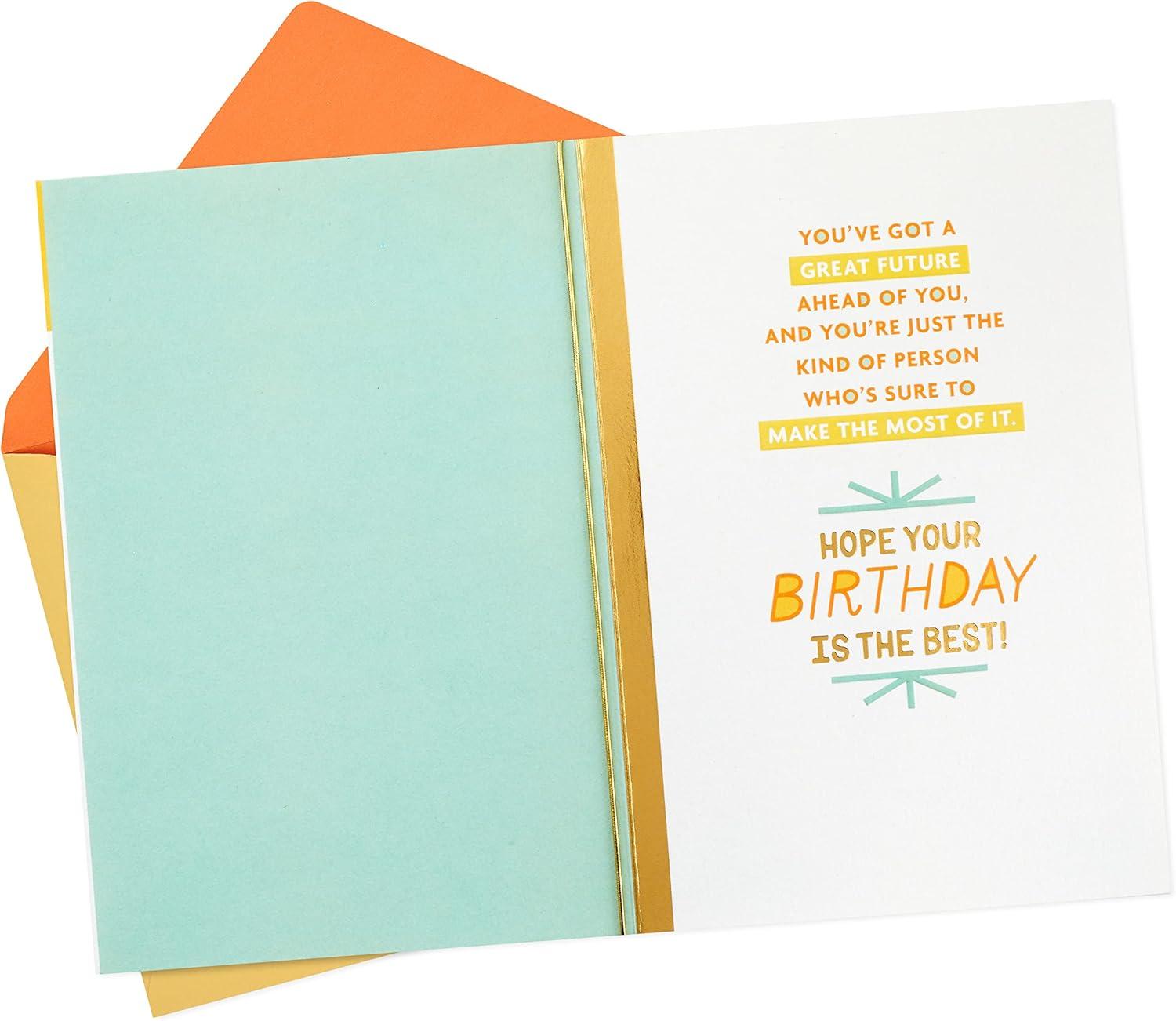 image:imageHallmark Signature Birthday Card Happy Happy HappySomething to Celebrate