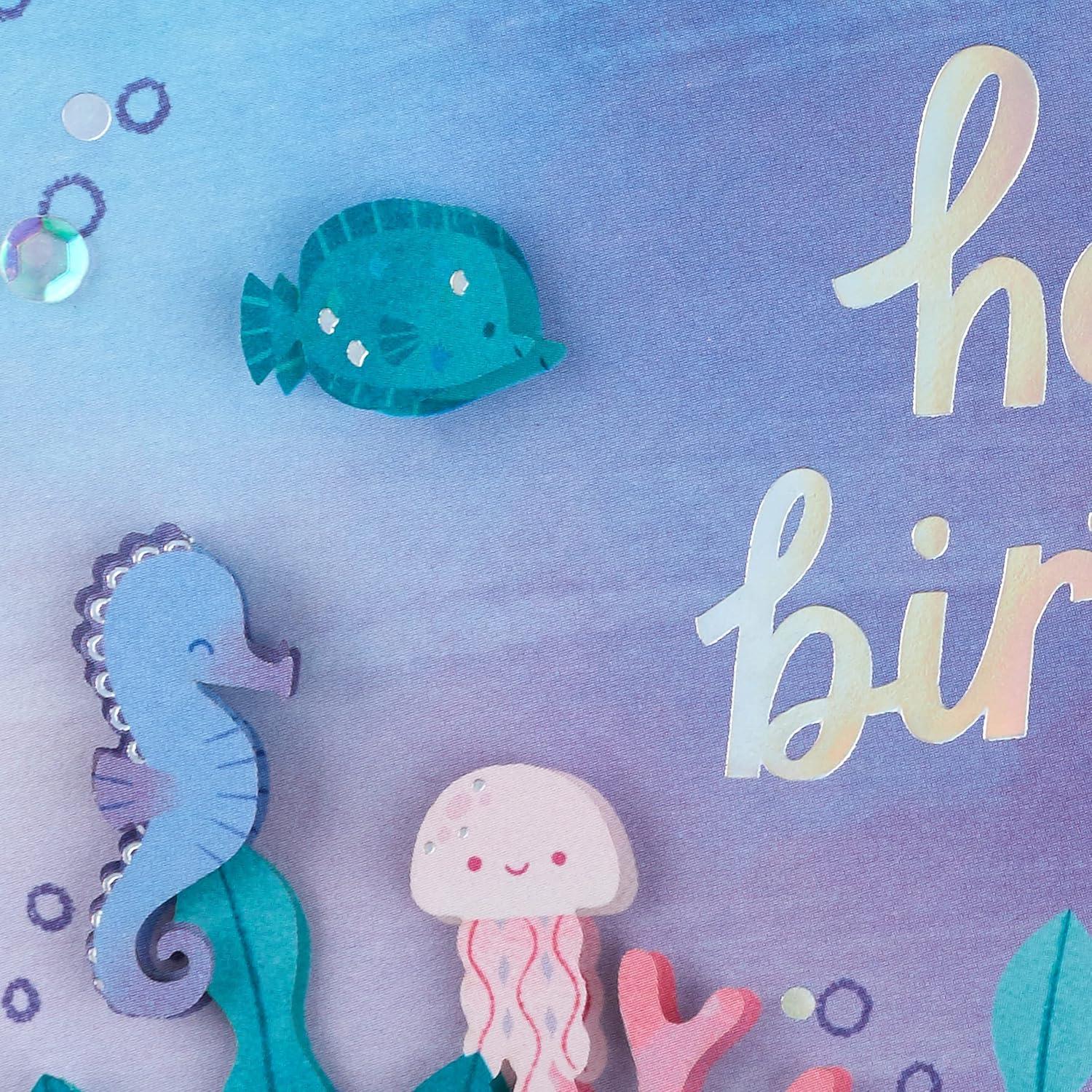 image:imageHallmark Signature Birthday Card for Girls Mermaid