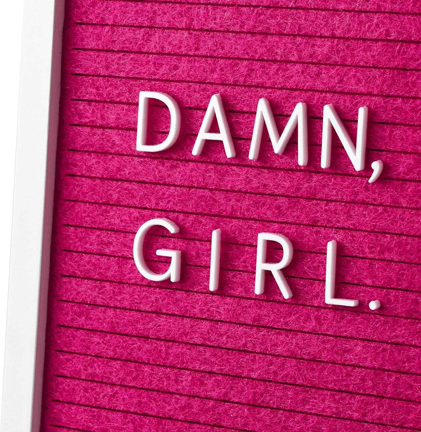 image:imageHallmark Signature Birthday Card for Women Damn Girl Letter BoardDamn Girl Letter Board