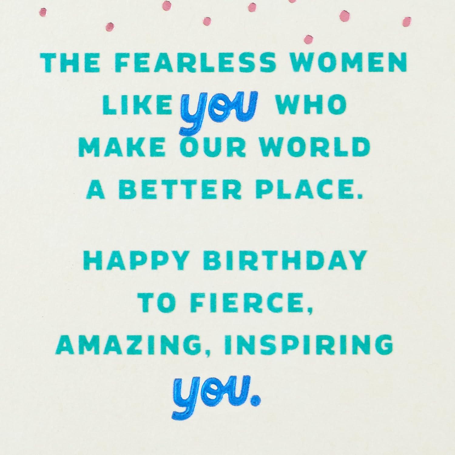 image:imageHallmark Signature Birthday Card for Women Damn Girl Letter BoardFierce Amazing Inspiring You