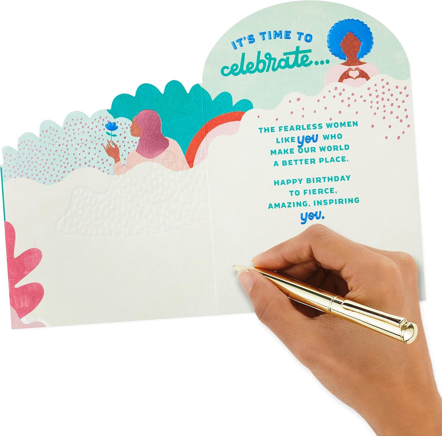 image:imageHallmark Signature Birthday Card for Women Damn Girl Letter BoardFierce Amazing Inspiring You