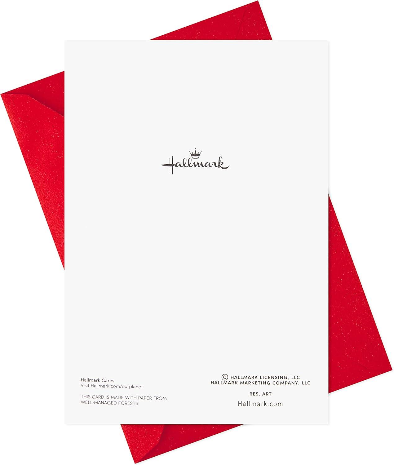 image:imageHallmark Signature Pack of 4 Christmas Cards Candy CanesSnowflake Reindeer Pack of Cards