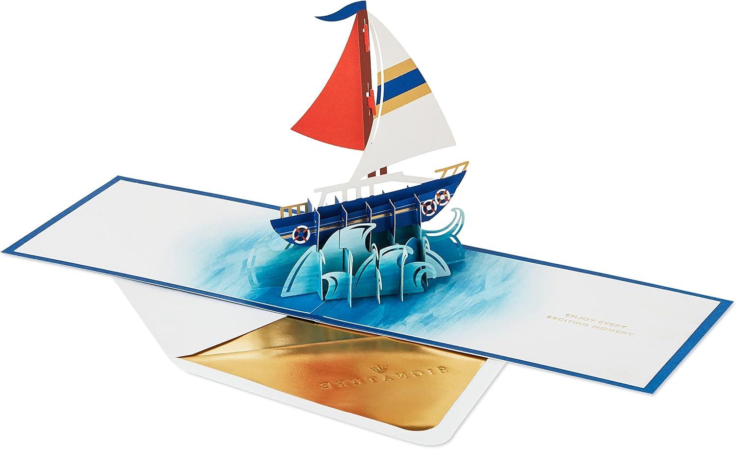 image:imageHallmark Signature Paper Wonder Pop Up Birthday Card SailboatPop Up Sailboat