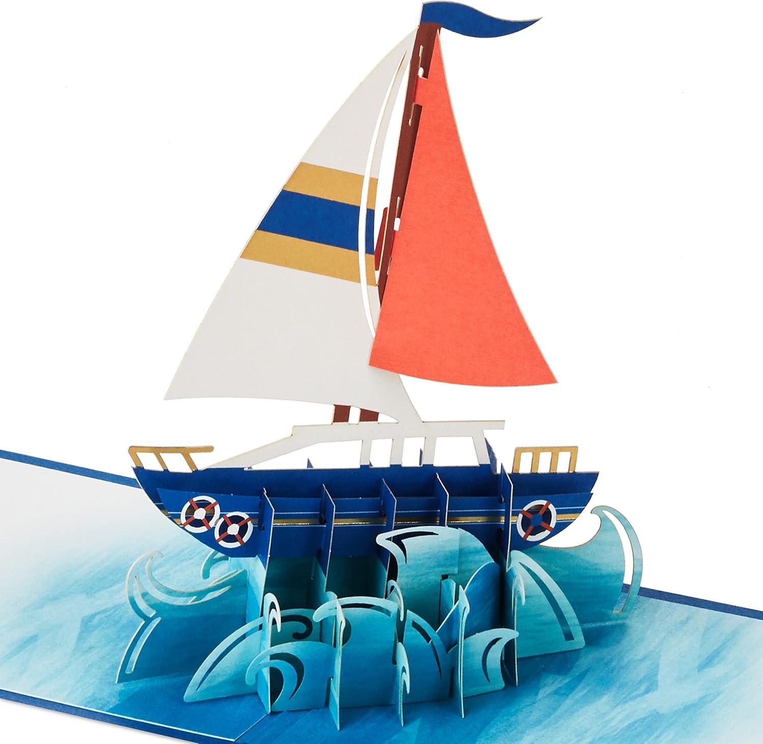 image:imageHallmark Signature Paper Wonder Pop Up Birthday Card SailboatPop Up Sailboat