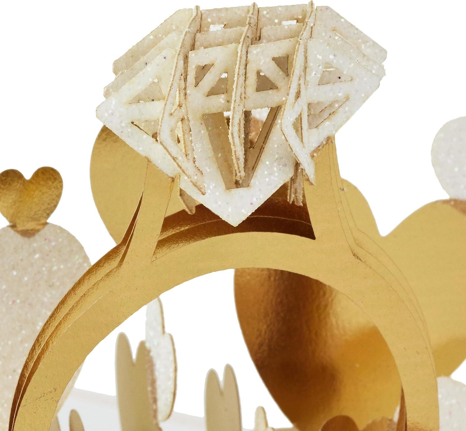 image:imageHallmark Signature Paper Wonder PopUp Engagement Card Diamond Ring