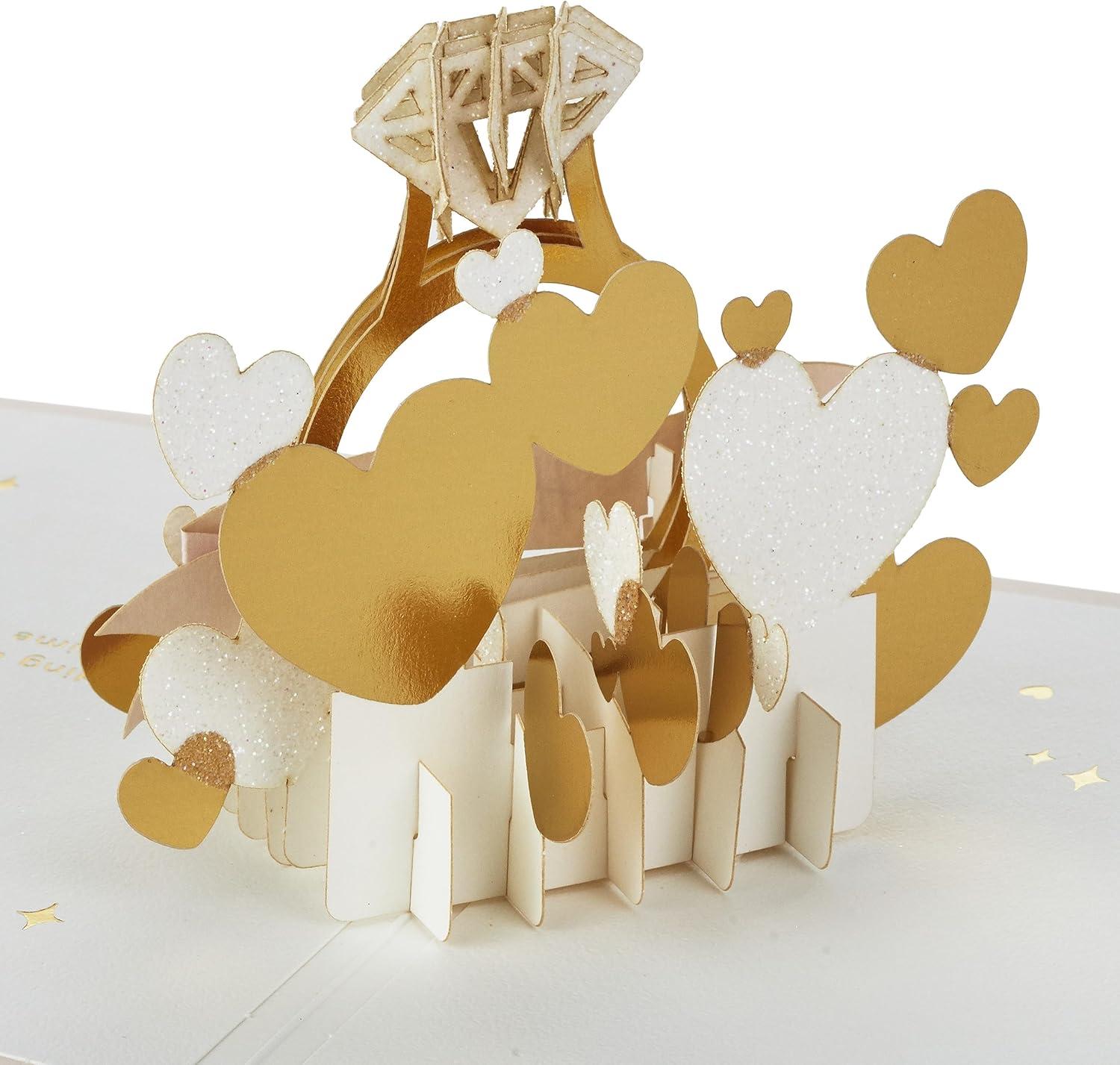 image:imageHallmark Signature Paper Wonder PopUp Engagement Card Diamond Ring