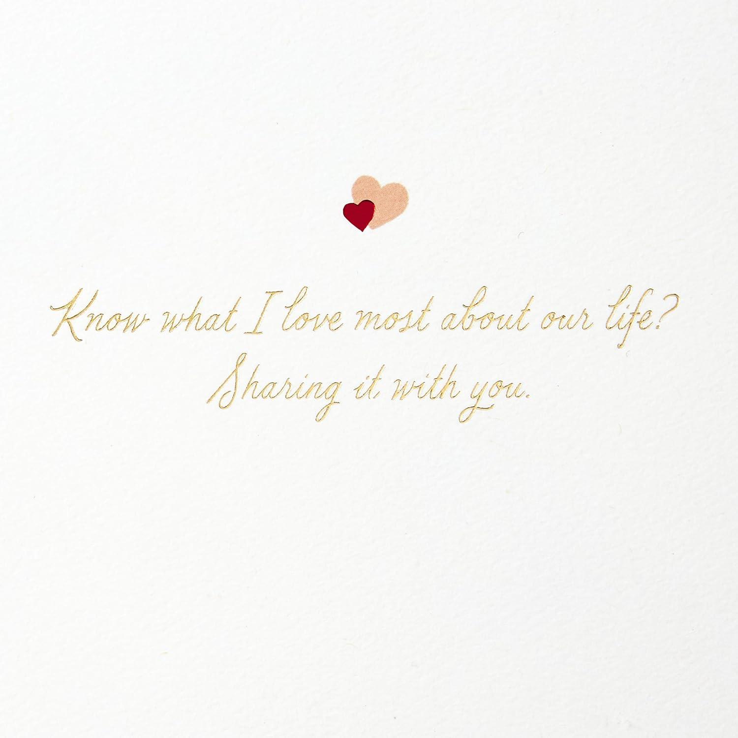 image:imageHallmark Signature Valentines Day Card Anniversary Card Love Card for Significant Other Gold Foil HeartsWhat I Love Most
