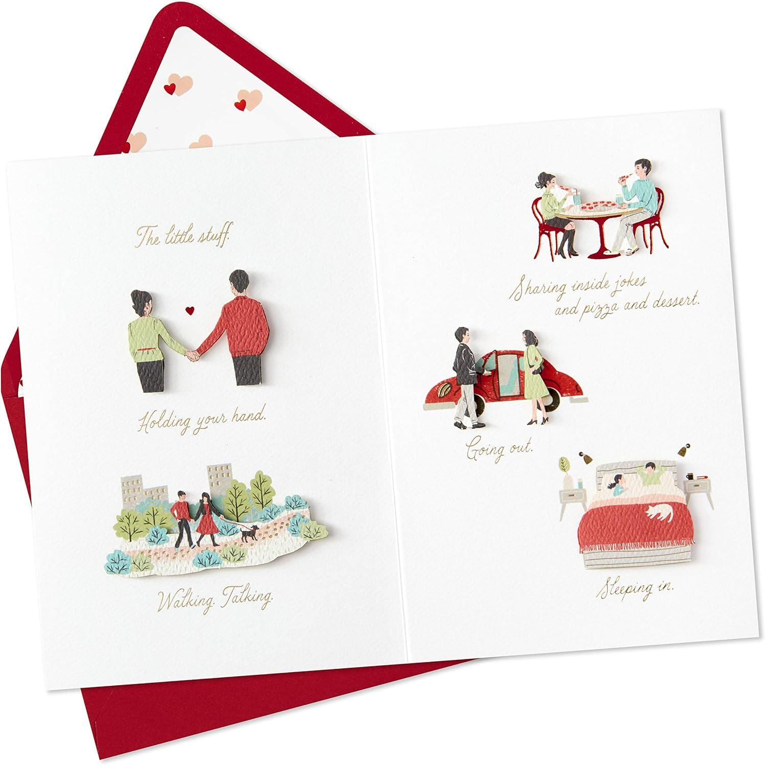 image:imageHallmark Signature Valentines Day Card Anniversary Card Love Card for Significant Other Gold Foil HeartsWhat I Love Most