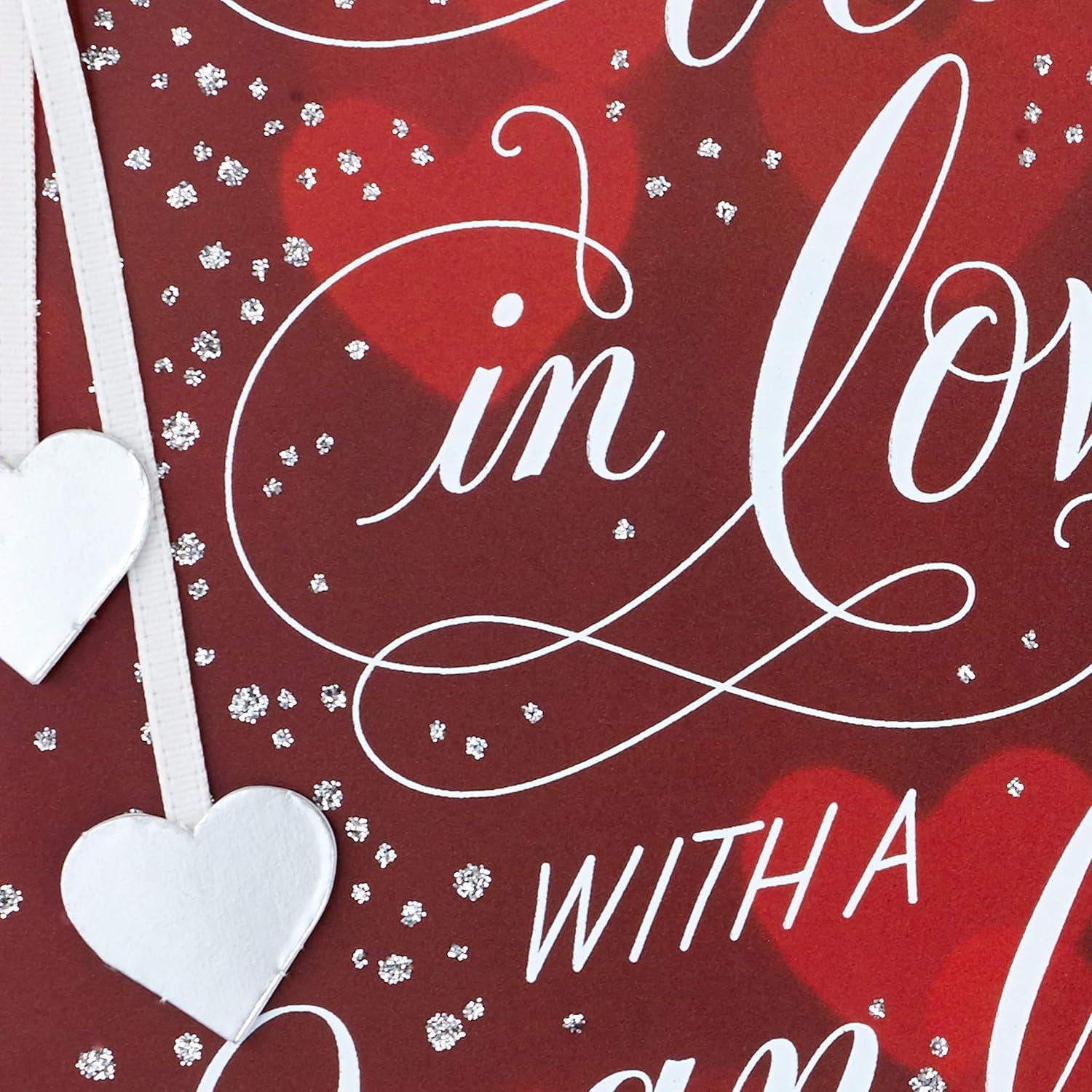 image:imageHallmark Valentines Day Card for Husband or Boyfriend Love Being in Love for Anniversary or Romantic BirthdayTwo Silver Hearts