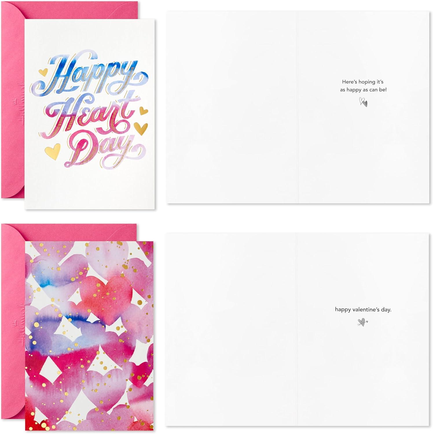 image:imageHallmark Valentines Day Cards Assortment Gold Foil and Watercolor 36 Cards and EnvelopesValentine Watercolor Card Assortment