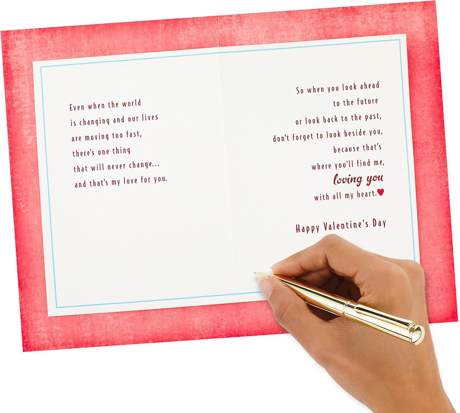 image:imageHallmark Valentines Day Romantic Card for Husband or Boyfriend Embroidery Heart