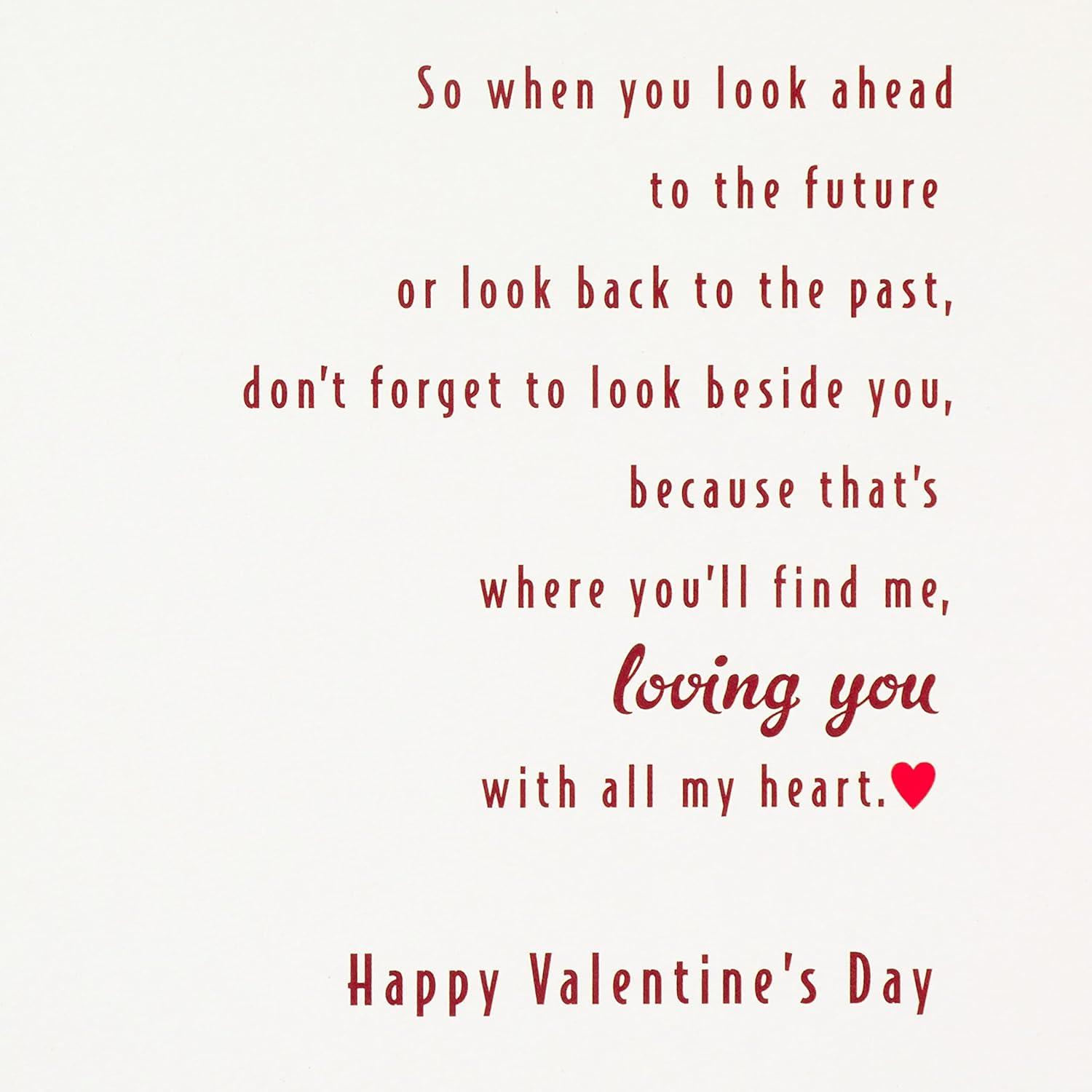 image:imageHallmark Valentines Day Romantic Card for Husband or Boyfriend Embroidery Heart