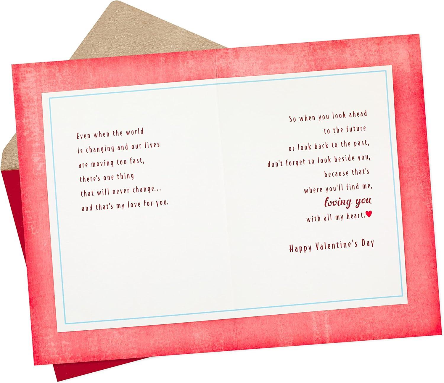image:imageHallmark Valentines Day Romantic Card for Husband or Boyfriend Embroidery Heart