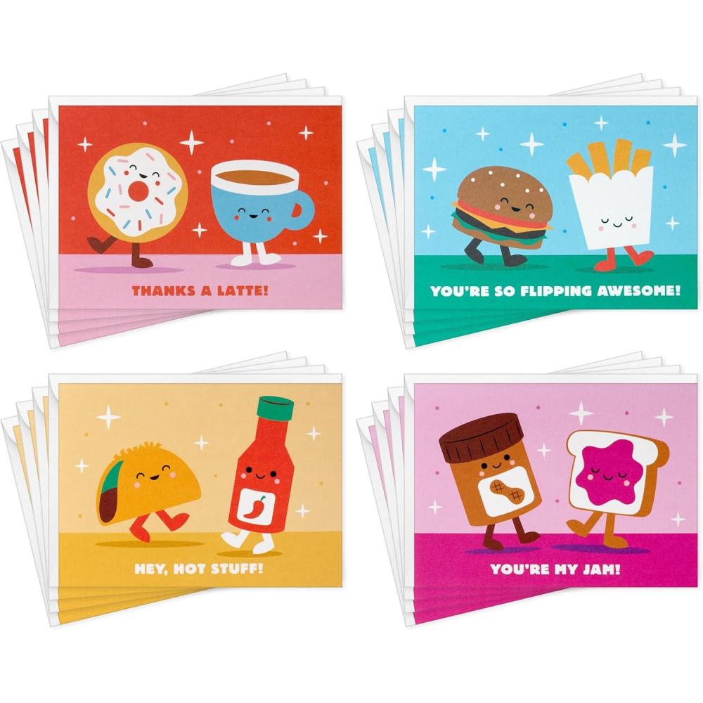image:imageHallmark Better Together Cute Valentines Day Cards 16 Blank Cards with Envelopes 4 Designs for Anniversary Thank You Birthday Celebration Any Occasion