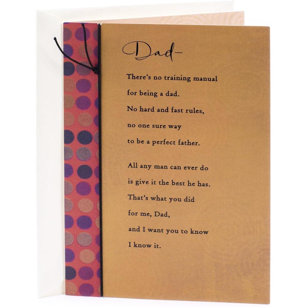 image:imageHallmark Birthday Card for Dad No Training ManualCircles
