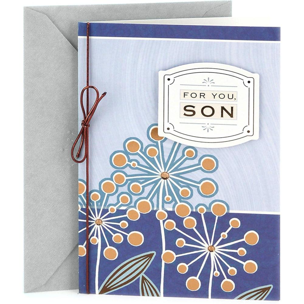 image:imageHallmark Birthday Card for Son Flowers